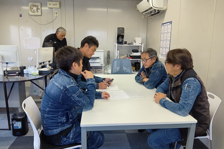 打ち合わせ風景