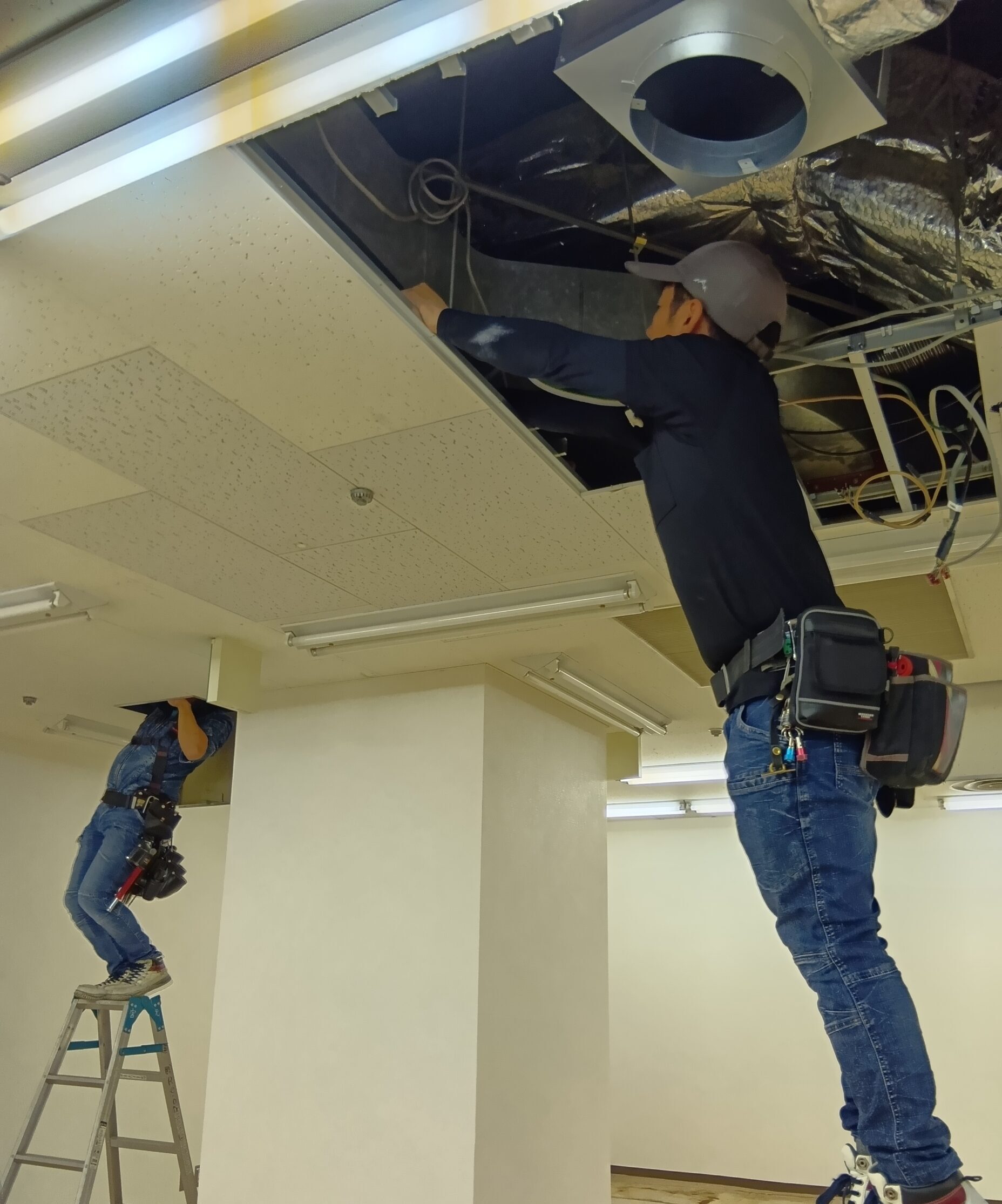 分電盤改装工事①