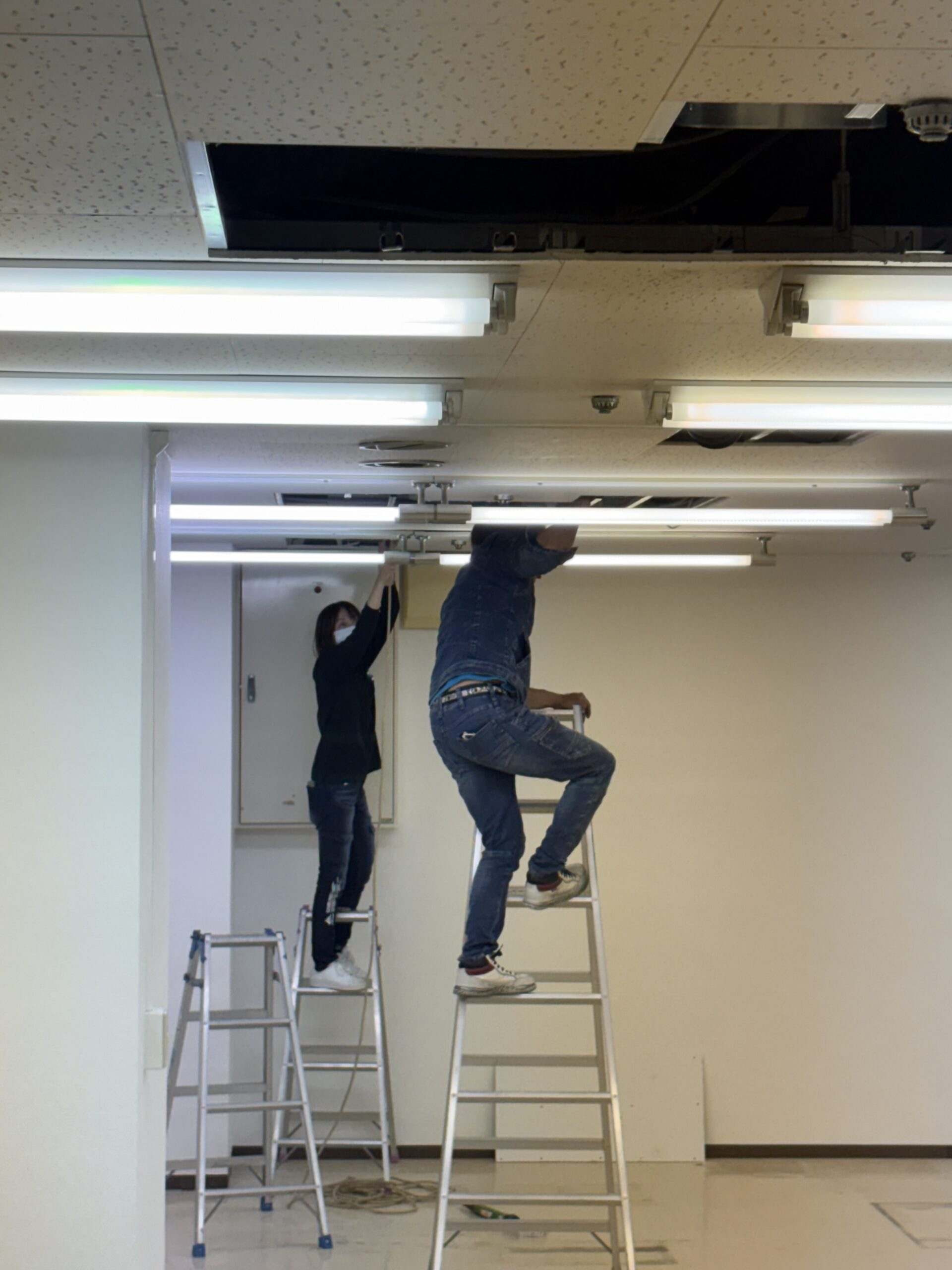 分電盤改装工事①